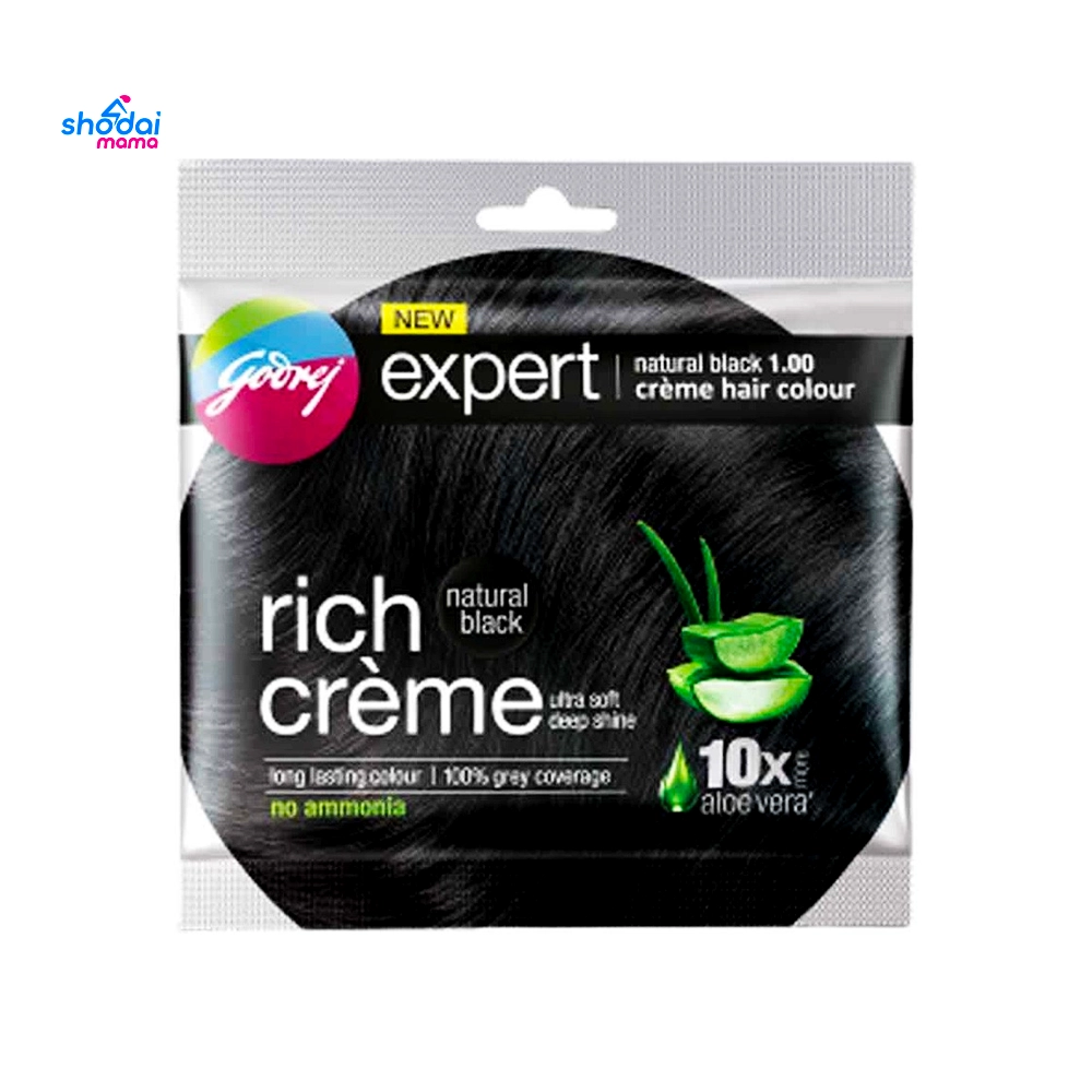 GodRej Expert Hair Colour, Black 20gm